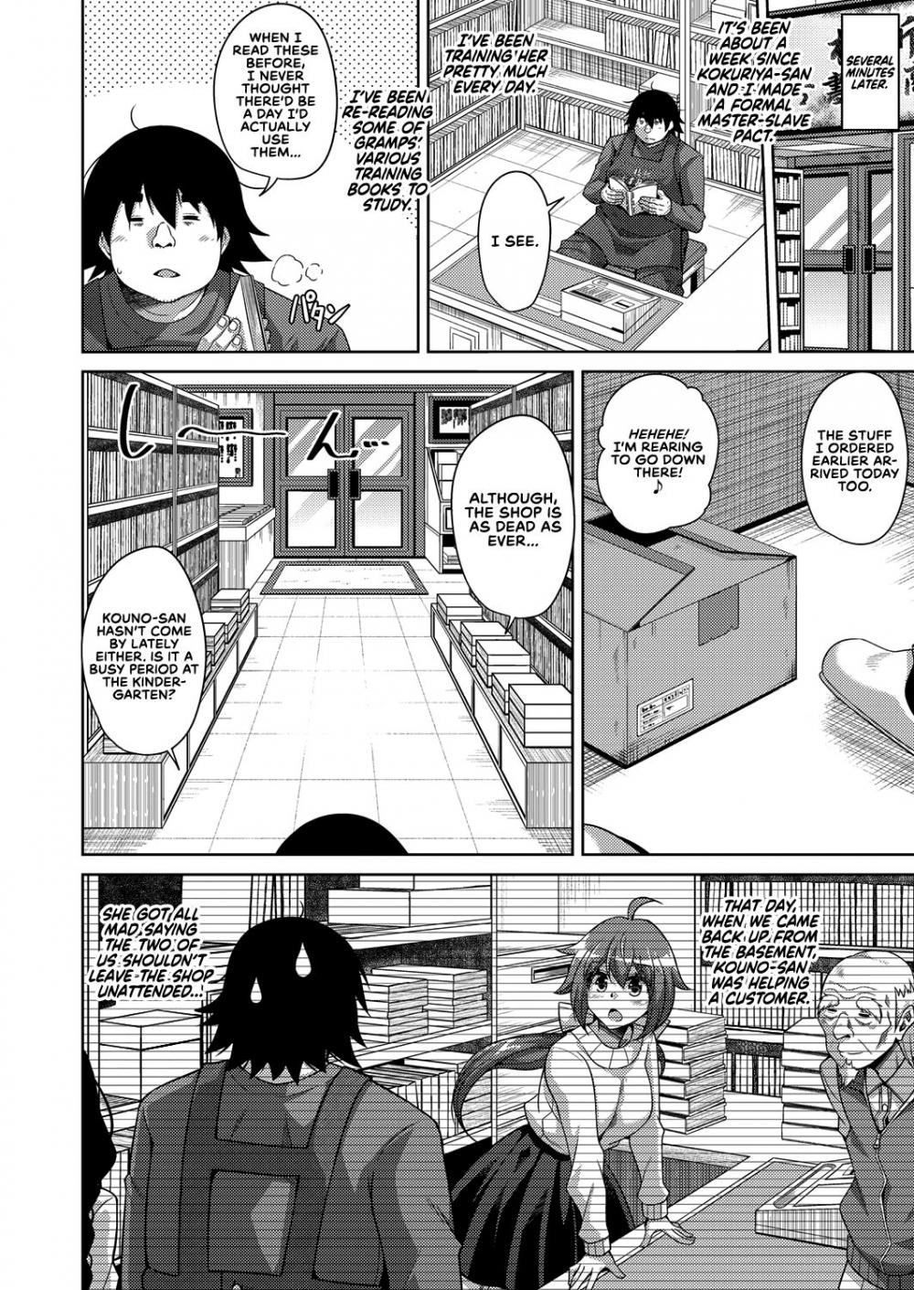 Hentai Manga Comic-A Bitch Rose Shrouded in Books-Read-41